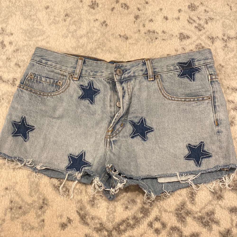 Rails size 27 embroidered star shorts